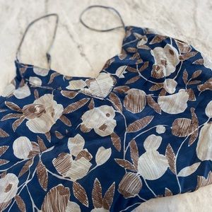 Ruehl Floral Tank Top